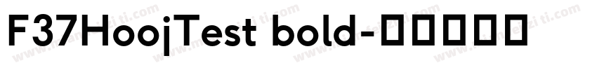 F37HoojTest bold字体转换
